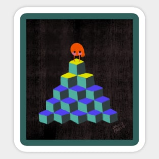 Q*bert Sticker